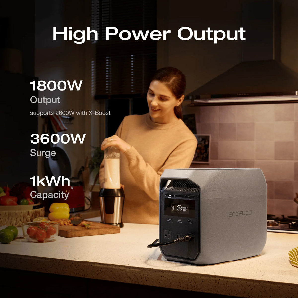 EcoFlow Delta 3 Classic Portable Power Station