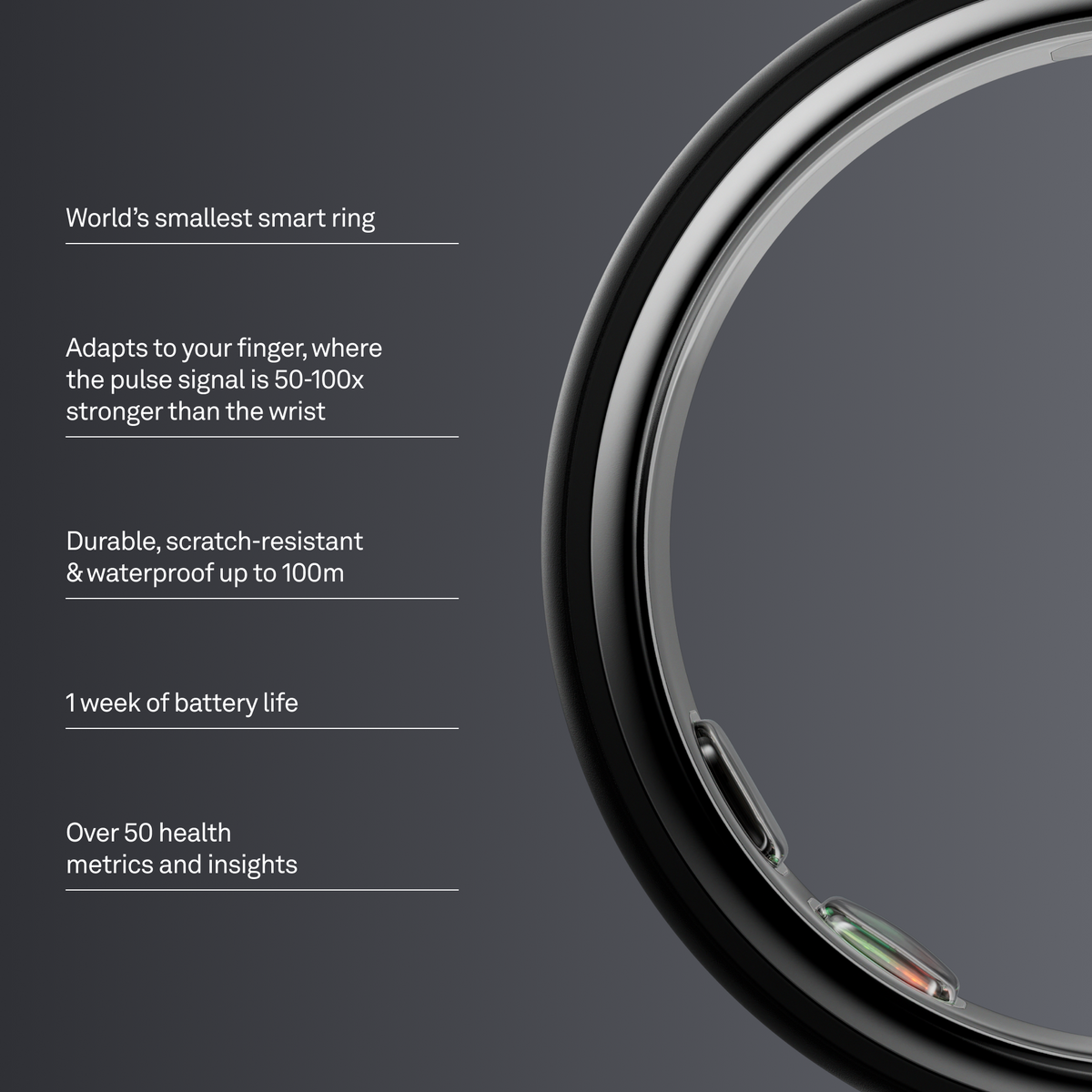 Oura Ring 5 Stealth